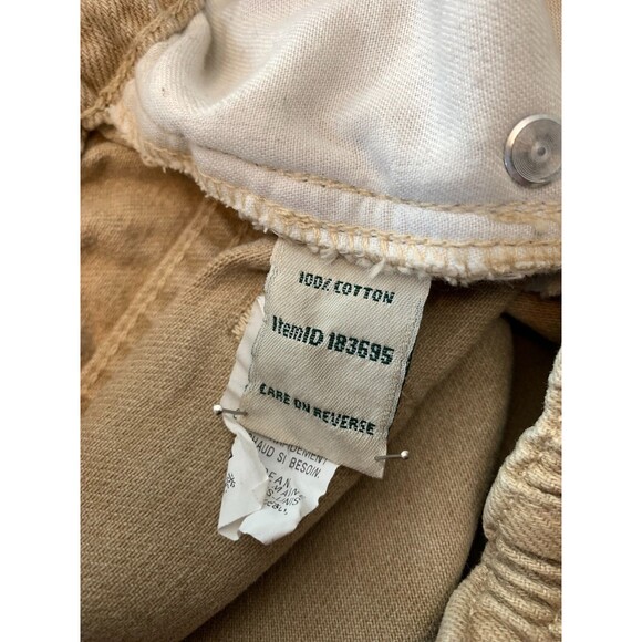 LL Bean Original Fit Jeans Womens 8 High Rise Relaxed Comfort Waist Khaki Denim - Picture 7 of 7